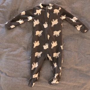 Fleece Zip Up Onesie